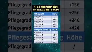 Pflegegeld Erh&ouml;hung in 2025!