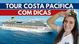 Tour Completo pelo Navio COSTA PACÍFICA: Descubra Todos os SEGREDOS do Navio!