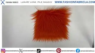 Luxury Long Pile Shaggy Faux Fur Fabric  - Sold By The Yard #fauxfur #fursuit #furry #fashion