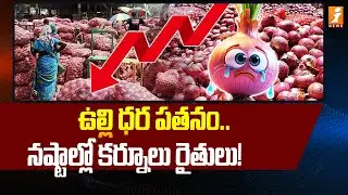 ఉల్లి ధర పతనం.! | Kurnool Onion Farmers Face Huge Loss Due To Low Price | iNews Telugu