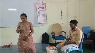 In akvk conducted skill development class for students by #unnati # // unnati foundation