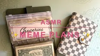 ASMR | Cash Envelope Flip Through |  Count Money With Me | Cash Stuffing Binder January