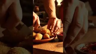❄️🍗 Coxinha ASMR at Mountain Lodge | Smart Foods Knife Cut & Crunch in Snowy Pines 🌲🔥