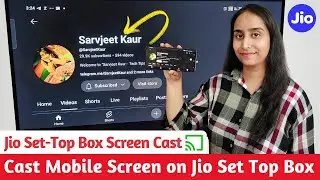 Jio Set Top Box Screen Mirroring Full Guide 🔥 | Cast Mobile to Jio STB Easily