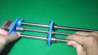 Free stl DIY Linear Motion Guide X Axis Slide Frame Homemade 3D Printer Milling Laser CNC Router 2