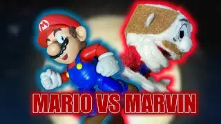 Mario VS Marvin Stop Motion ( Marvin’s Marvinous Monday )