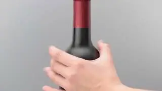 Electric wine set bottle opener Silver