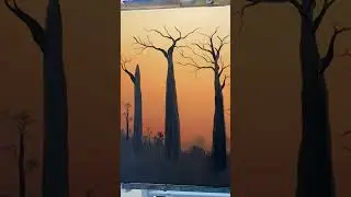 Baobab - Tree of Life in oils - alla prima #oilpainting #SOLD