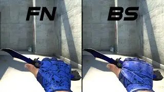 CSGO Hand Wraps | Cobalt Skulls - Skin showcase all floats [4K60FPS]