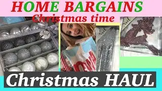 HOME BARGAINS CHRISTMAS HAUL - home bargains haul