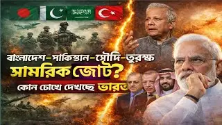 বাংলাদেশ পাকিস্তান তুরস্ক সৌদি আরব চার দেশীয় সামরিক জোট!