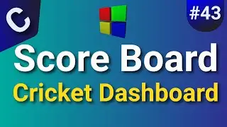 #C Creating a Dynamic Scoreboard in C| Step-by-Step Tutorial for Beginners in kannada|| Lesson 43