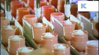 1960s Factory, Face Cream Production, Cosmetics, 16mm Colour