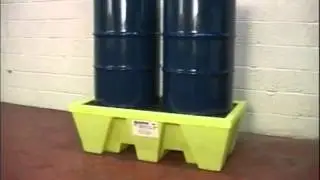 2 Drum Poly Spillpallet by ENPAC