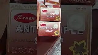 Anti pimple soap Review.