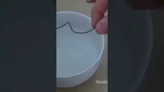 Ever hear of memory metal? This is really cool | Satisfying video | #shorts #camerabondi #satisfying
