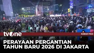Suasana Perayaan Tahun Baru 2026 di Jakarta Tanpa Kembang Api | Kabar Pagi