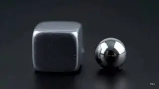 Watch this Magnetic Cube Devour a Metal Ball (Satisfying 3D Render)