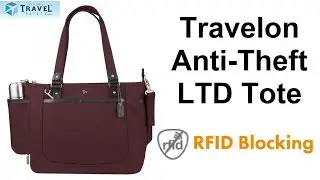 Travelon Anti Theft LTD Tote RFID Blocking 43092