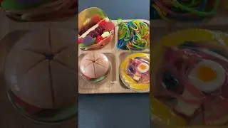 Filling Platter With GUMMIES 😋#satisfying #asmr #shorts