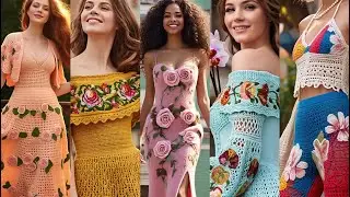 🤩trending in 2025 shrug jumpsuit & ball gown knitted with wool #fashion #wool #style #dress #summer