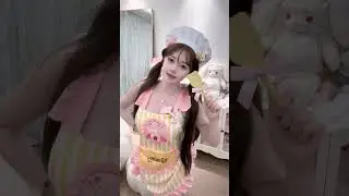 Adorable Chef Girl Cooking with Cute Style 🍳💖 | Kawaii Cooking Vibes #dagashi #幼金doll