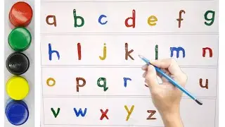 Alphabet, ABC Song, ABCD, A to Z, Kids Rhymes, Dotted Lines For Toddler ll