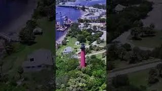 The Beautiful Jupiter Inlet Lighthouse Florida 🏖️ #florida #lighthouse