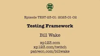 TEST-23-01: Testing Framework - Software Explorations
