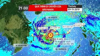 7/11 - B&atilde;o Nakri - Xu hướng đi chậm hơn h&ocirc;m qua - Cập nhật l&uacute;c 11h40