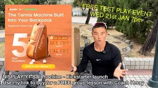 @Nisplay Y1開箱🎾FREE Test play event: Wed 21st Jan, 7-8pm🎾WhatsApp 61357606 to join👍🏻