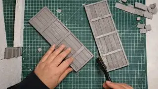 #5 - Diorama: Finishing the door (Crafting Scenery Daily Update)