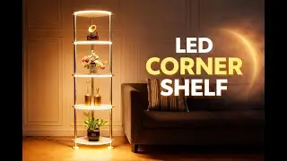 5-Tier RGB Shelf Floor Lamp Review &mdash; Music Sync, Charging Station & Adjustable Height - HOPEDAMAI