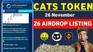 Cats Airdrop Listing Date 🤑| Cats Airdrop Withdrawal 🎁| Cats Claiming Airdrop Mini-app Update