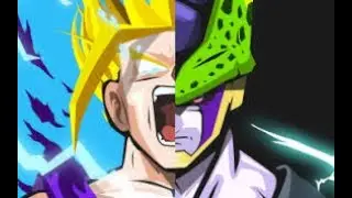 Dbz shin bodukai gohan teen  super sayain2 vs cell full fight