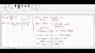 Missing Frequency - part 2 |Measures of Average| Mean | Median | Mode |