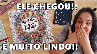 REVIEW do Livro para Colorir Meine Reise durch Europa - Rita Berman