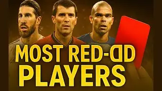 Top 30 Most Red-Carded Players in Football History (1990&ndash;2025)