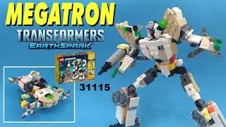 Tutorial: Let's build Transformer Megatron (Earthspark) from LEGO Creator 31115: Space Mining Mech
