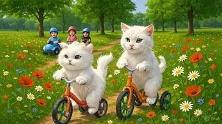 mama cat trim fur on the farm mom cat saves kitten | mom cat calling her kittens | Cat video 