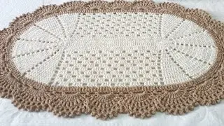 Tapete de Crochê Fácil e Muito Bonito | Passo a Passo dessa Vídeo Aula 🧶