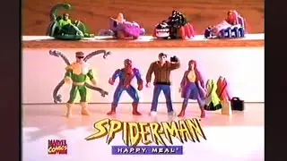 1995 McDonalds 'Spider-Man Happy Meal Toys' Commercial