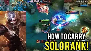 TUTORIAL: HOW TO PLAY AGGRESSIVE GRANGER HYPER CARRY IN SOLO RANK!! MOBILE LEGENDS