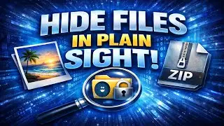 How to Hide ZIP Files Inside Images (No Software!)