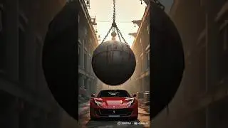 Car Just SURVIVED the Ultimate Weight Test #AIVideo #AIExperiment #UltimateTest #SurvivalTest #Crazy