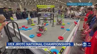 Saint Louis School robotics team wins gold at national championship