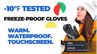 Best Winter Gloves for Extreme Cold  10℉  Waterproof & Touchscreen