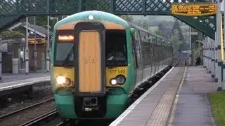 Trains At Whyteleafe South And Kingswood Stations On The Caterham/Tattenham Corner Branch Lines