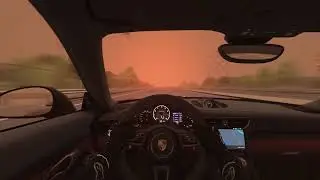 Accelerating the Porsche 911 to its maximum speed