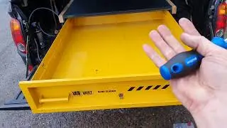 New Van Vault Slim Slider drawer removal.